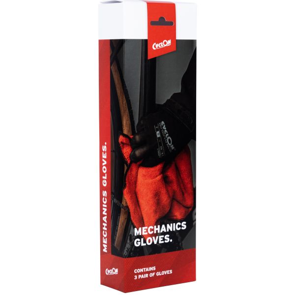 Load image into Gallery viewer, Cyclon montagehandschoenen m8 - rood (20 paar)
