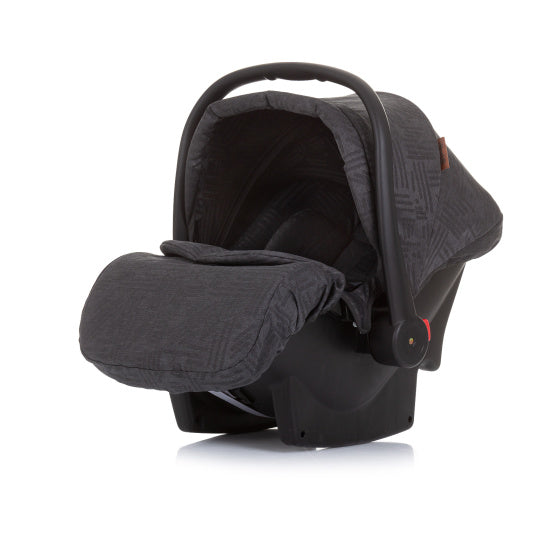 Load image into Gallery viewer, Chipolino Aspen Autostoel met Adapters 40-85 cm Groep 0+ Ebony
