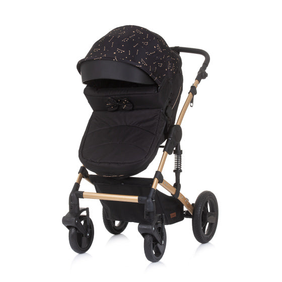 Load image into Gallery viewer, Chipolino Camea Opvouwbare Kinderwagen 3-in-1 met Luiertas Ebony Brown