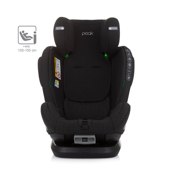 Load image into Gallery viewer, Chipolino peak autostoel i-size 40-150 cm isofix 360° obsidian zwart