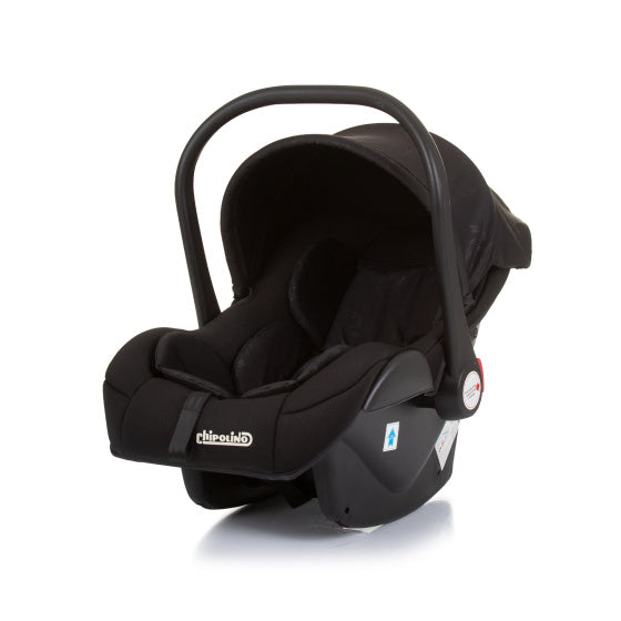 Load image into Gallery viewer, Chipolino amore autostoel met adapters 40-85 cm groep 0+ obsidian zwart