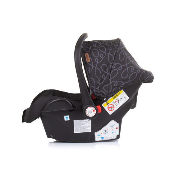 Load image into Gallery viewer, Chipolino Estelle Autostoel met Adapters 40-85 cm Groep 0+ Ebony