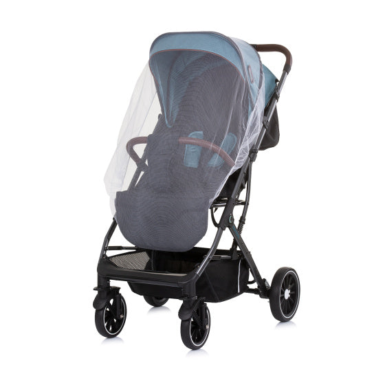 Load image into Gallery viewer, Chipolino combo opvouwbare buggy met voetenhoes teal turquoise zwart