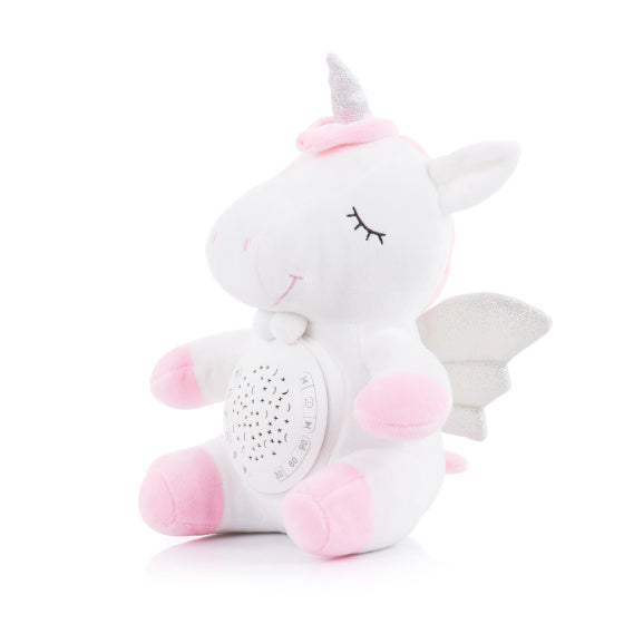 Load image into Gallery viewer, Chipolino Pluche Babyprojector Knuffel Unicorn met Muziek Licht