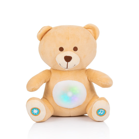 Load image into Gallery viewer, Chipolino pluche baby nachtlamp knuffelbeer met muziek licht