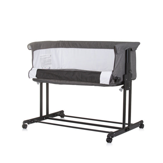 Load image into Gallery viewer, Chipolino zen co-sleeper box met klamboe granite grijs