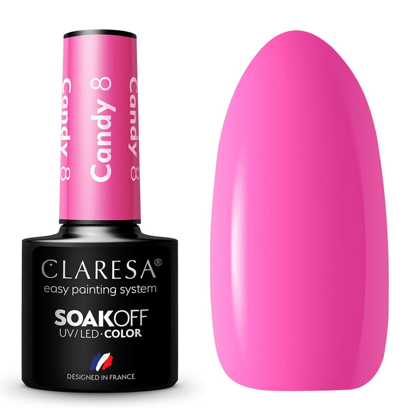 Load image into Gallery viewer, Claresa uv led gellak 5ml candy 8