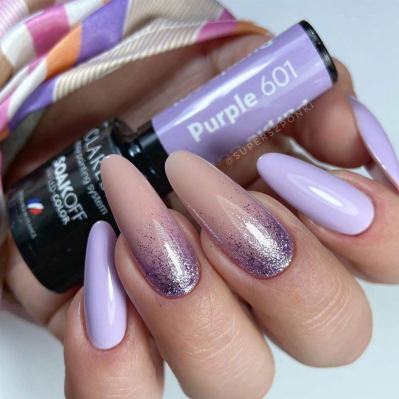 Load image into Gallery viewer, Claresa uv led gellak 5ml full glitter 6 purple