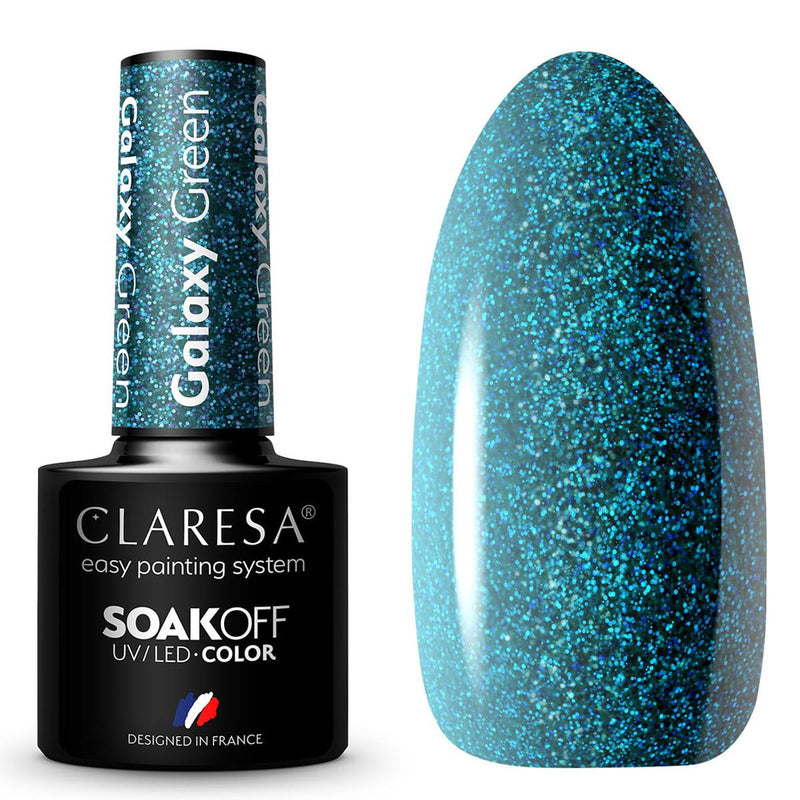 Load image into Gallery viewer, Claresa uv led gellak 5ml galaxy green