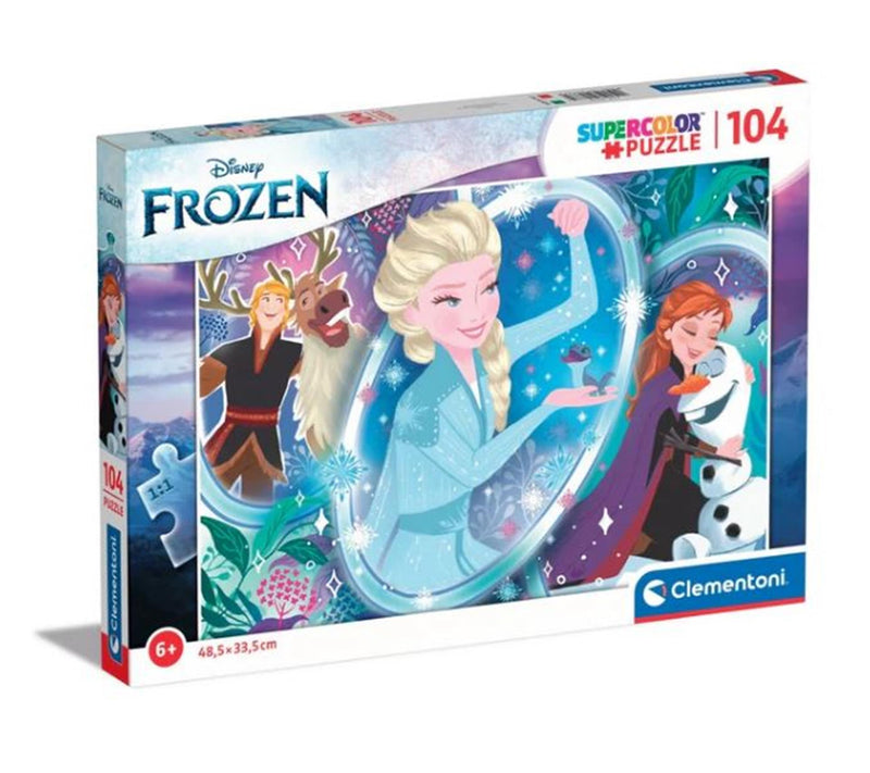 Load image into Gallery viewer, Clementoni puzzel 104pcs frozen