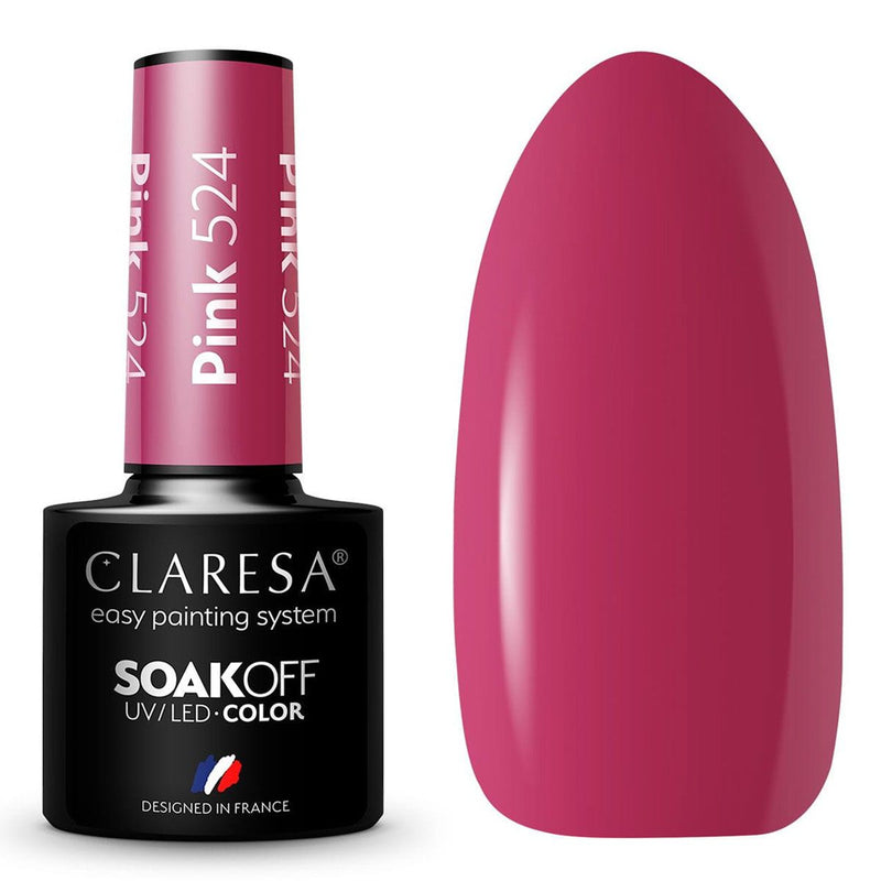 Load image into Gallery viewer, Claresa uv led gellak 5ml pink 524 classic look