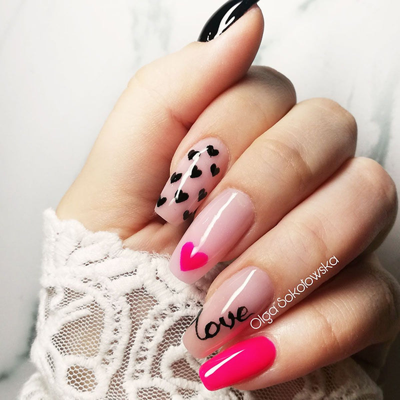 Load image into Gallery viewer, Claresa uv led gellak 5ml pink 531 rainbow explosion