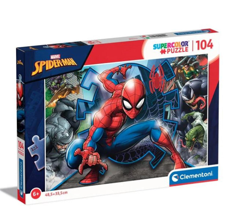 Load image into Gallery viewer, Clementoni puzzel 104pcs spiderman