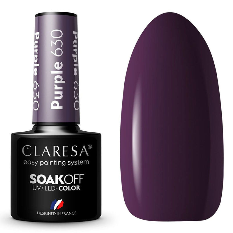 Load image into Gallery viewer, Claresa uv led gellak 5ml purple 630 classic look