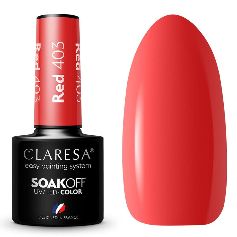Load image into Gallery viewer, Claresa uv led gellak 5ml red 403 sunny garden