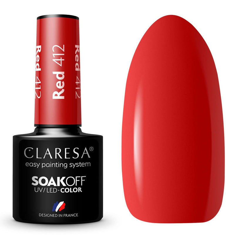 Load image into Gallery viewer, Claresa uv led gellak 5ml red 412 take me to the river