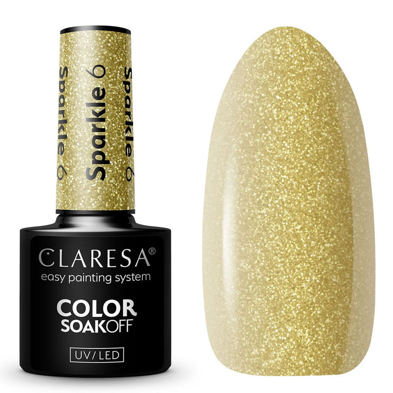 Load image into Gallery viewer, Claresa uv led gellak 5ml sparkle 6