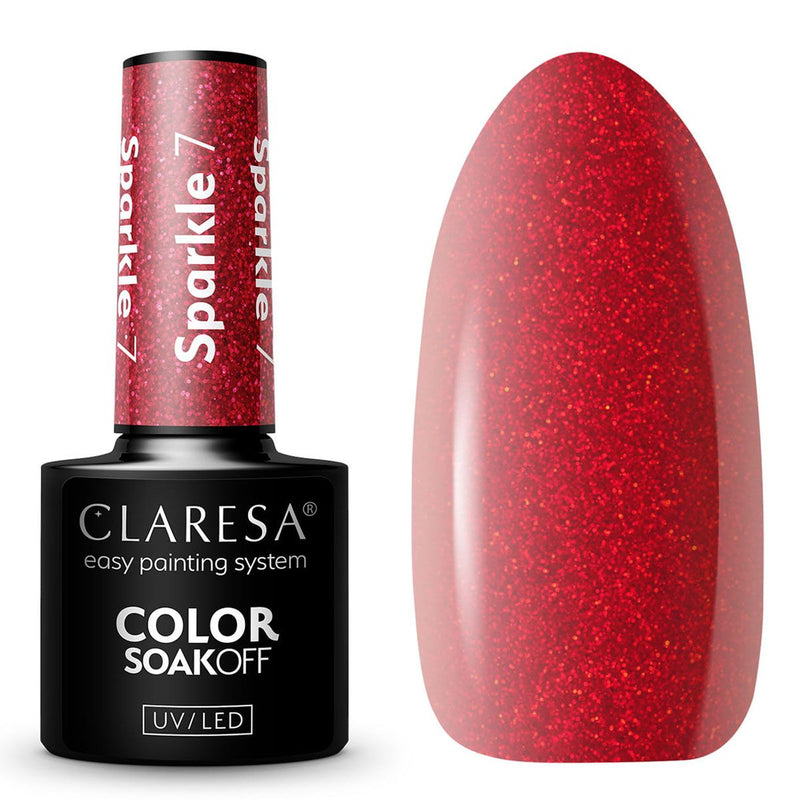 Load image into Gallery viewer, Claresa uv led gellak 5ml sparkle 7