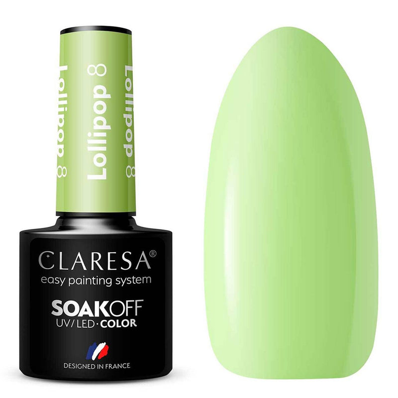 Load image into Gallery viewer, Claresa uv led gellak 5ml lollipop 8