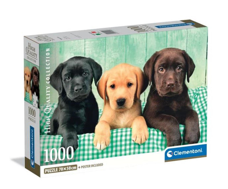 Load image into Gallery viewer, Clementoni puzzel 1000pcs labradors