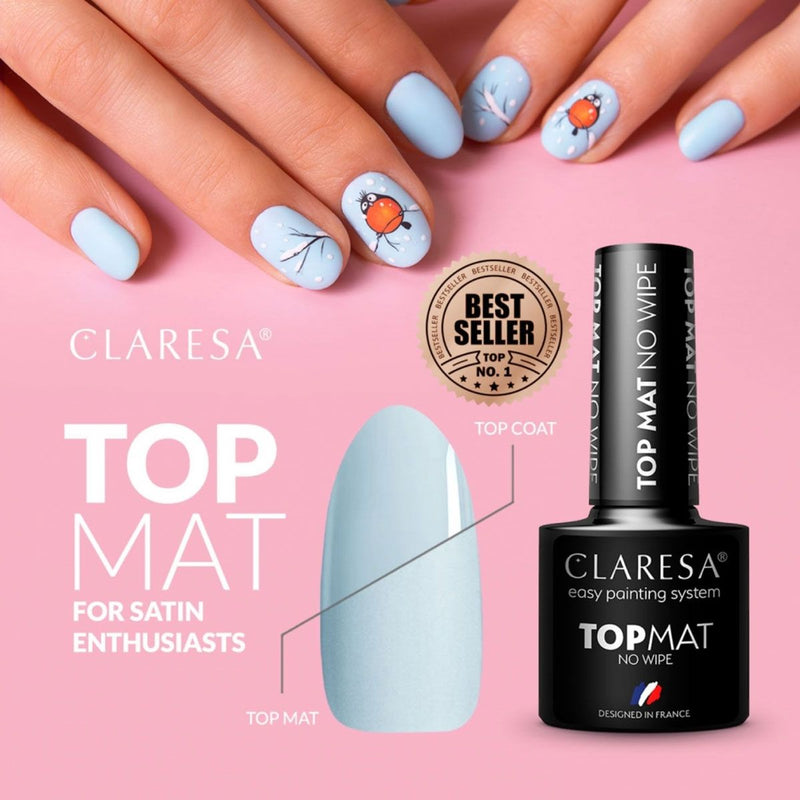 Load image into Gallery viewer, Claresa top coat mat no wipe 5ml