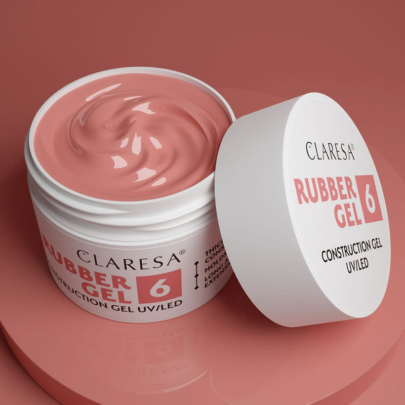 Load image into Gallery viewer, Claresa rubber gel 6 blush pink 45gr.
