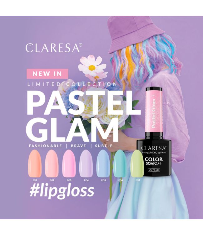 Load image into Gallery viewer, Claresa uv led gellak 5ml pastel glam 1