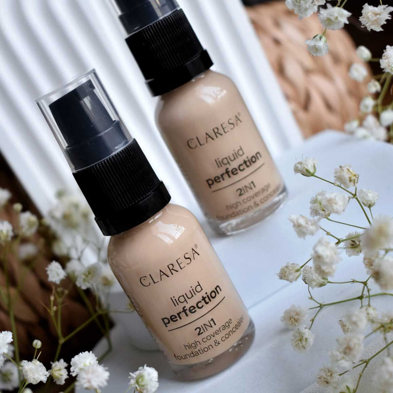 Load image into Gallery viewer, Claresa liquid perfection 2-in-1 concealer en foundation 101.5 vanilla 18gr.