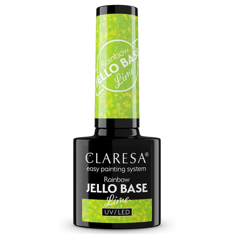 Load image into Gallery viewer, Claresa rainbow jello base coat lime 5ml