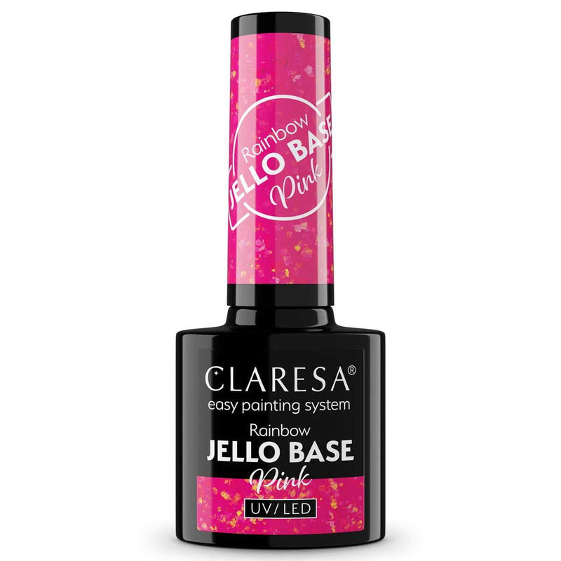 Load image into Gallery viewer, Claresa rainbow jello base coat pink 5ml