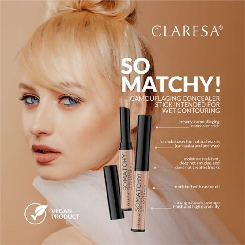 Load image into Gallery viewer, Claresa so matchy! concealer cover stick 04 contouring 3gr.