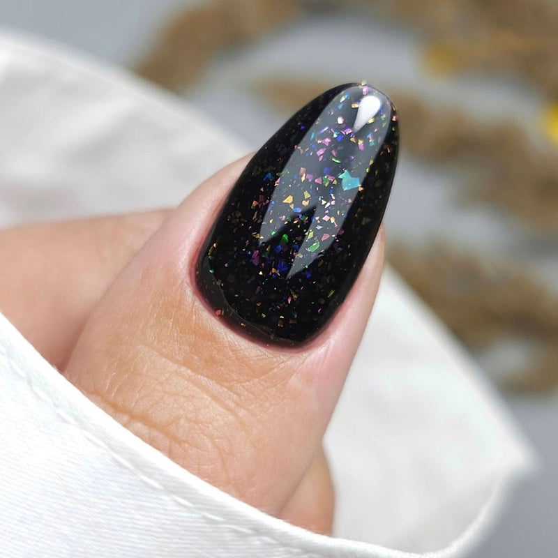 Load image into Gallery viewer, Claresa rainbow jello base coat black 5ml