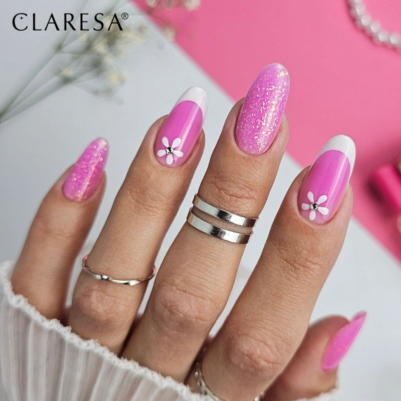 Load image into Gallery viewer, Claresa brush easy gel glitter pink 5ml