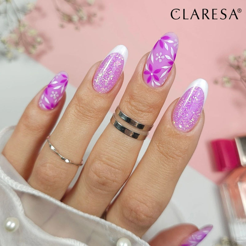 Load image into Gallery viewer, Claresa brush easy gel glitter violet 5ml