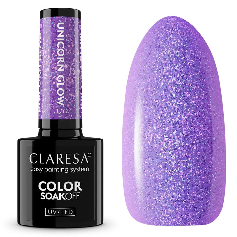 Afbeelding laden in galerijviewer, Claresa uv led gellak 5ml unicorn glow 5