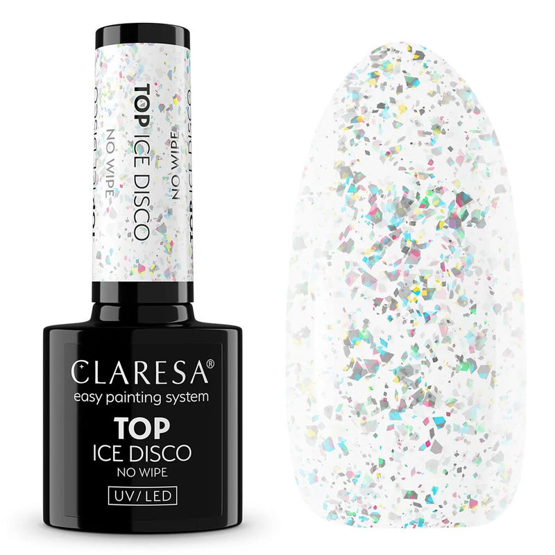 Load image into Gallery viewer, Claresa top coat no wipe ice disco 5ml