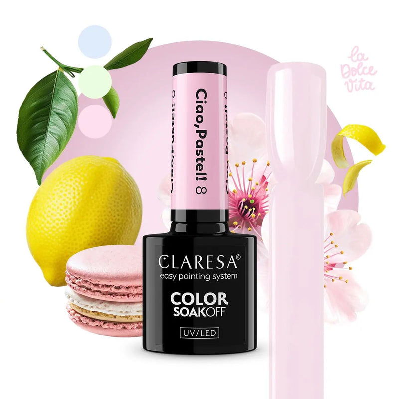 Afbeelding laden in galerijviewer, Claresa uv led gellak 5ml ciao pastel 8