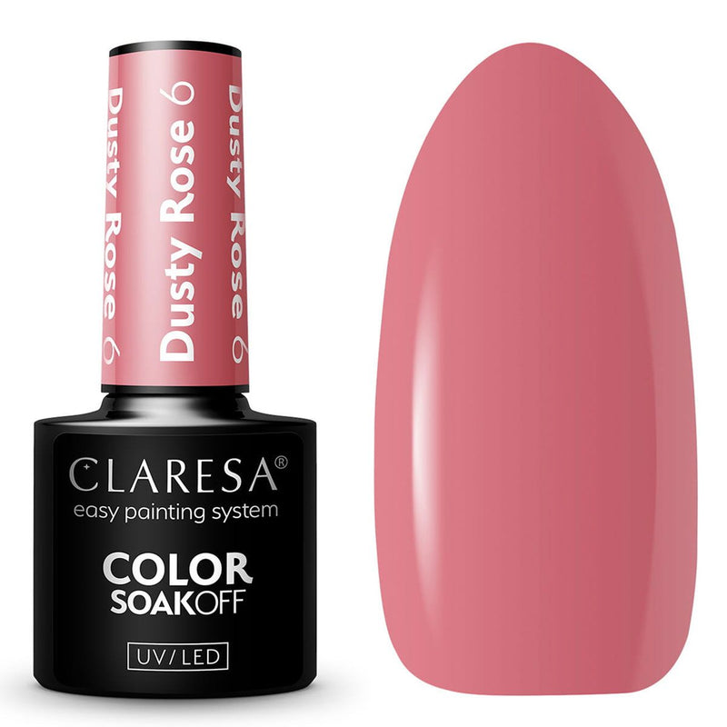 Load image into Gallery viewer, Claresa uv led gellak 5ml dusty rose 6
