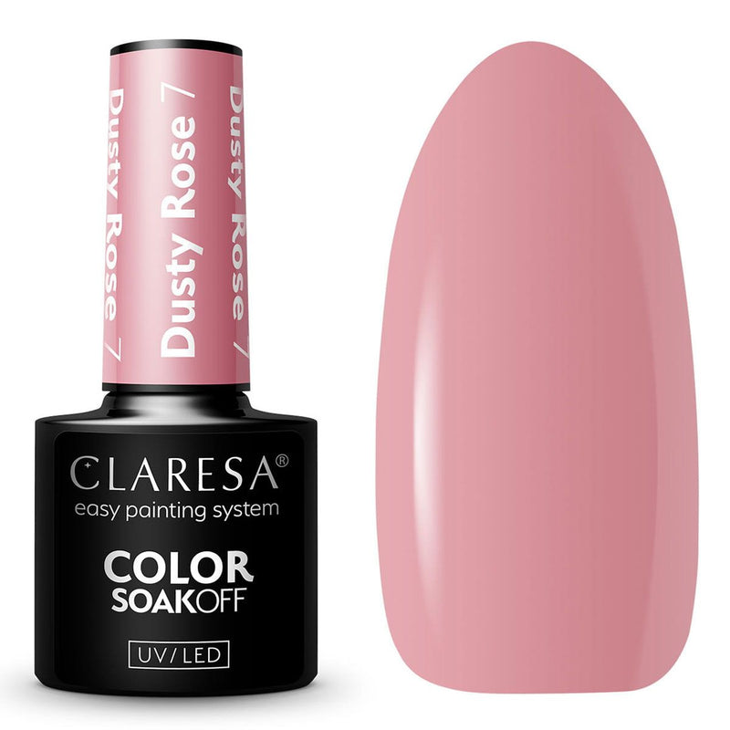 Load image into Gallery viewer, Claresa uv led gellak 5ml dusty rose 7