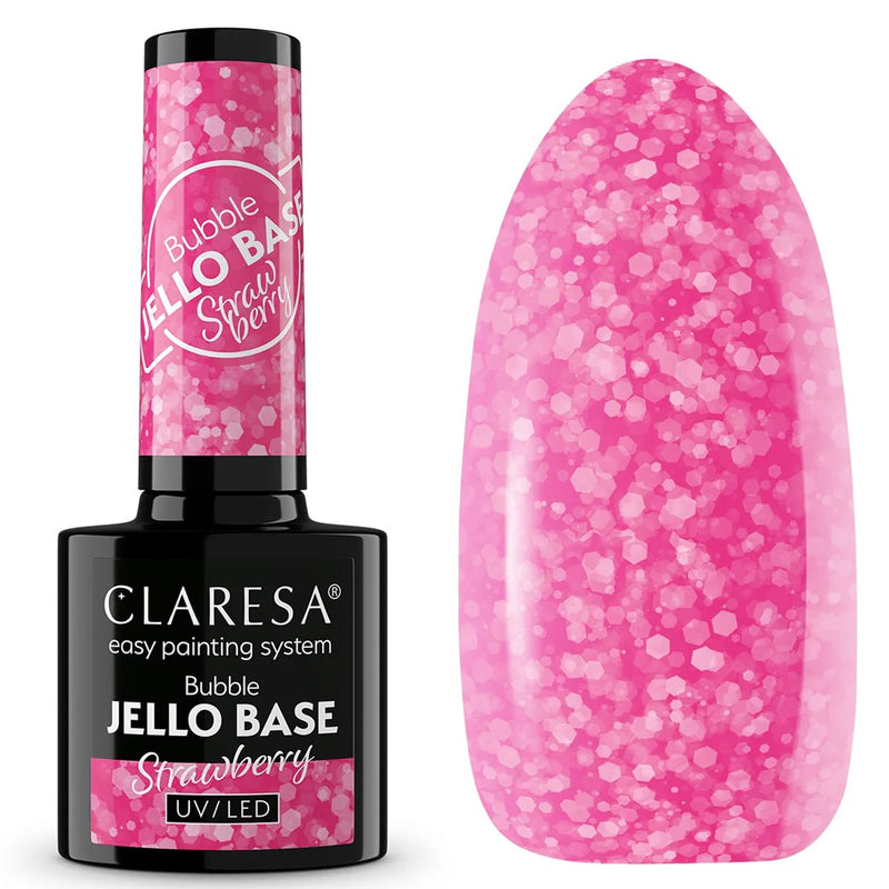 Load image into Gallery viewer, Claresa bubble jello base coat strawberry 5ml