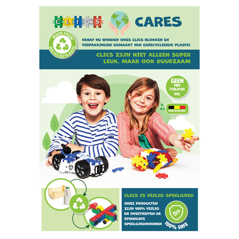 Load image into Gallery viewer, Clics Bouwblokken - Glitter Bouwset 8in1