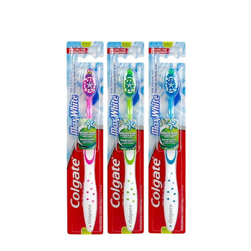 Afbeelding laden in galerijviewer, Colgate tandenborstel max white medium