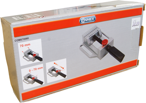 Afbeelding laden in galerijviewer, Connex machinebankschroef 60mm alu - com870060