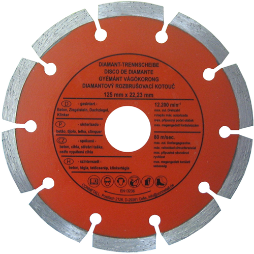Afbeelding laden in galerijviewer, Con:p diamantslijpschijf beton 125mm - b23121