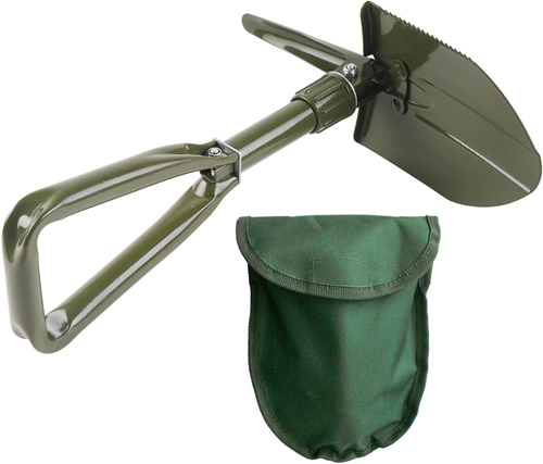 Load image into Gallery viewer, Con:p soldaten-spade met 3 functies + tas - b40450