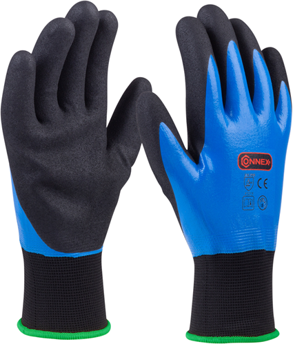 Load image into Gallery viewer, Connex handschoen nitril blauw gr08 - cox938678