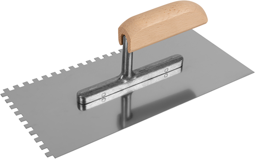 Afbeelding laden in galerijviewer, Connex plakspaan 280x130 getand 6x6mm rvs - cox781236