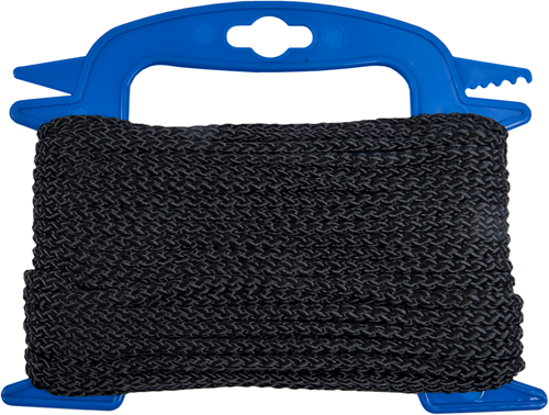 Afbeelding laden in galerijviewer, Connex pp touw 4mm 30kg zwart haspel 20m - dy2701861