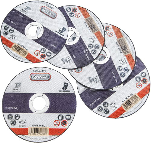 Load image into Gallery viewer, Connex set 5x slijpschijf rvs 230mm - cox938038