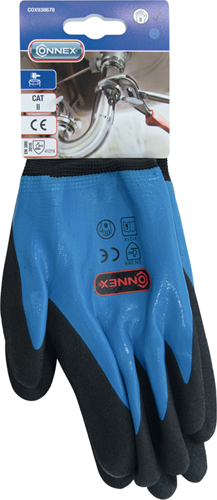 Load image into Gallery viewer, Connex handschoen nitril blauw gr08 - cox938678